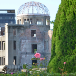 Roses in Hiroshima Peace Memorial Park