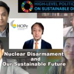Report of the HOPe/Hiroshima Prefectures’ session on the “Special Event of the UN 2021 High-Level Political Forum on Sustainable Development